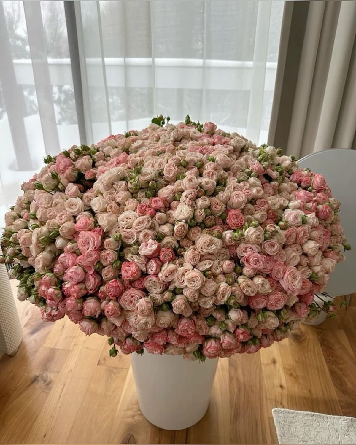 Пудровая мелодия — букет Bellaflore
